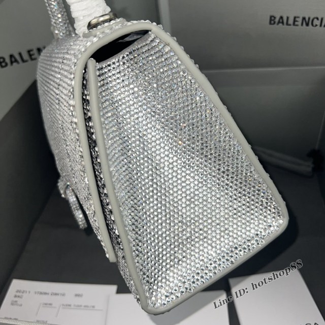 Balenciaga專櫃爆款燙磚重手工中號沙漏包手提包 巴黎世家Hourglass沙漏包 款號：8895 fyj1487